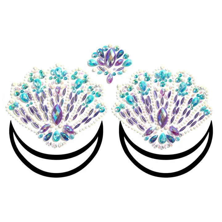 Lunautics: Siren Song - Mermaid Body Jewel Pasties