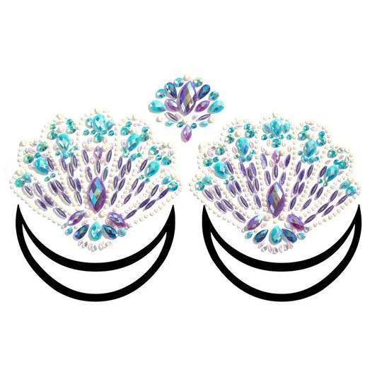 Lunautics: Siren Song - Mermaid Body Jewel Pasties