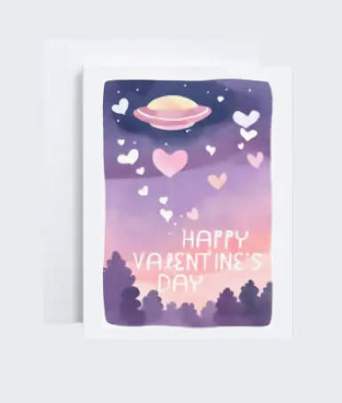Cryptic: Cute Alien Valentines Day Card