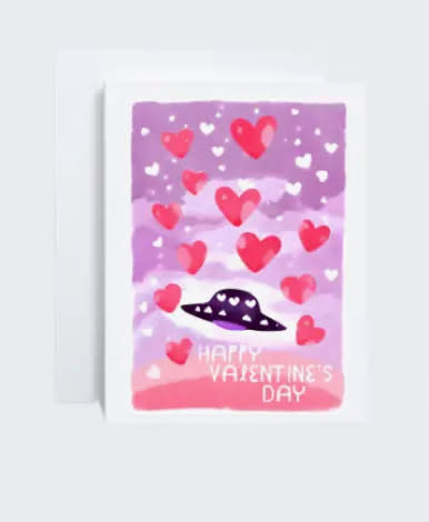 Cryptic: Cute Alien Valentines Day Card