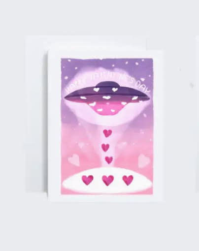 Cryptic: Cute Alien Valentines Day Card