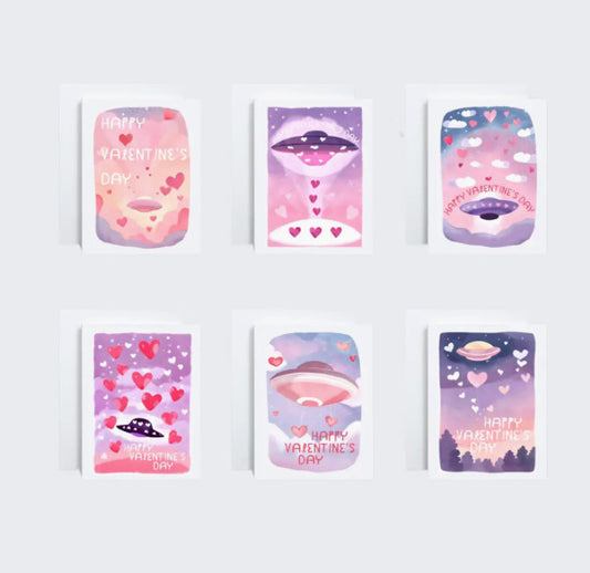 Cryptic: Cute Alien Valentines Day Card