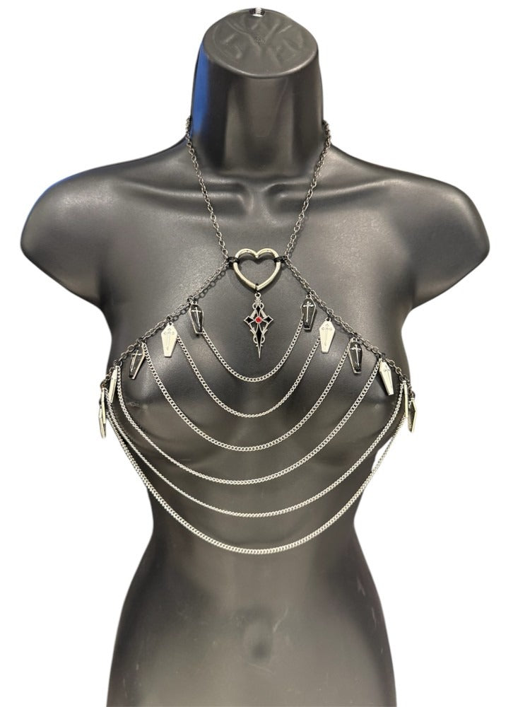 NDS: Black Coffin & Cross Chain Halter