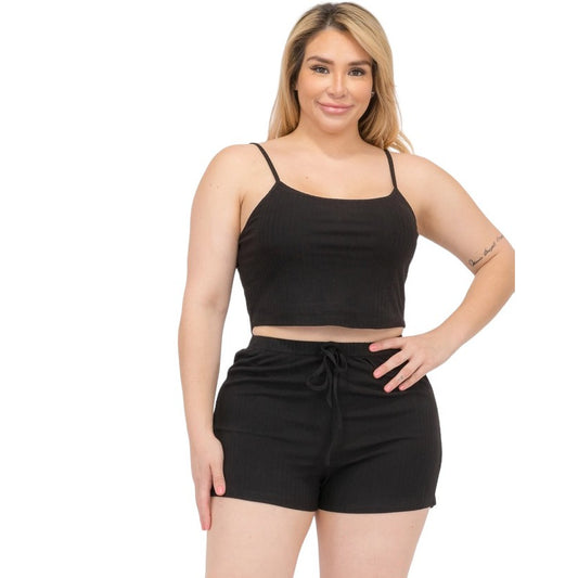 Capella: Plus Cami Top Black