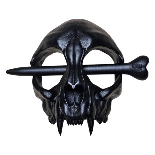 Taco: Large Cat Skull Hair Pin