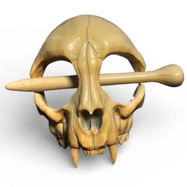 Taco: Large Cat Skull Hair Pin
