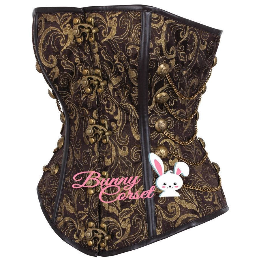 Bunny Corset: Clark Steampunk Overbust Corset