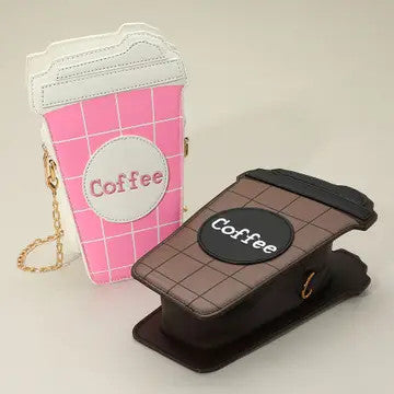 Sensilbling: Faux Leather Coffee Cup Bag