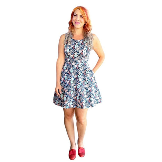 Retrolicious: Coral Skater Dress