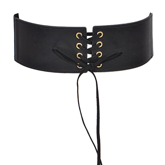 3AM: Corset Belt With Ribbon Detailing