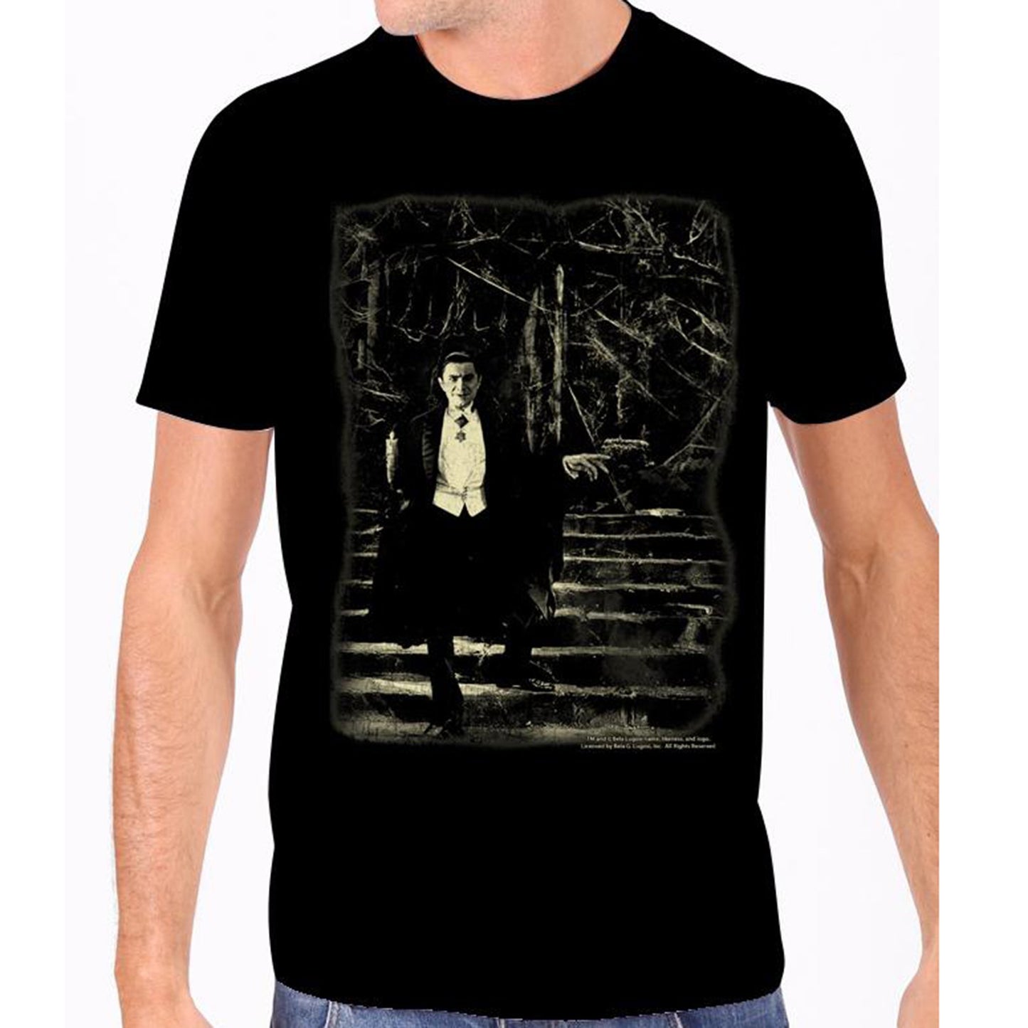 Rock Rebel: Men's Glow In The Dark Dracula Tee
