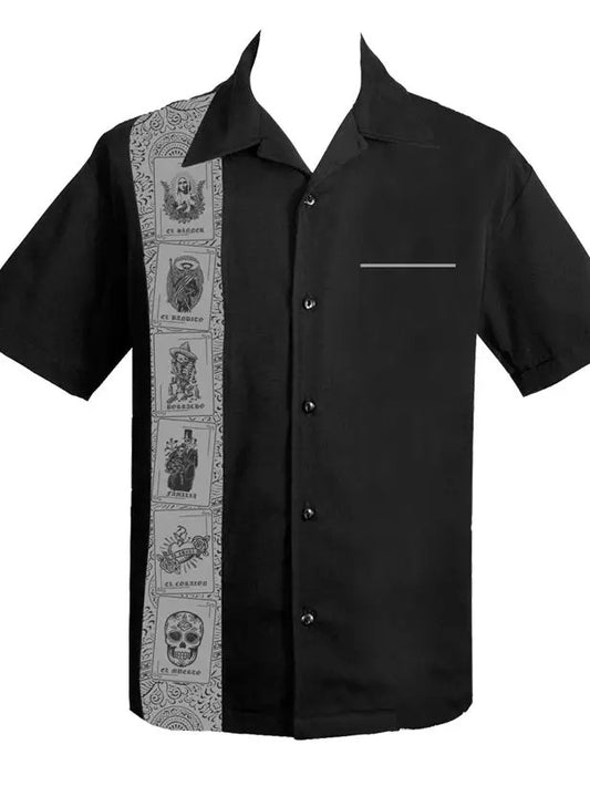 Steady: El Lottery Single Panel Button Up Tee