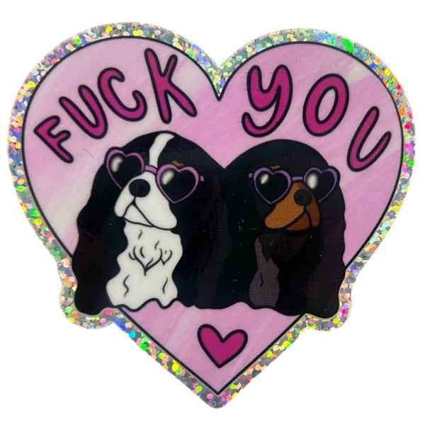NTN: Cute Puppy FU Sticker