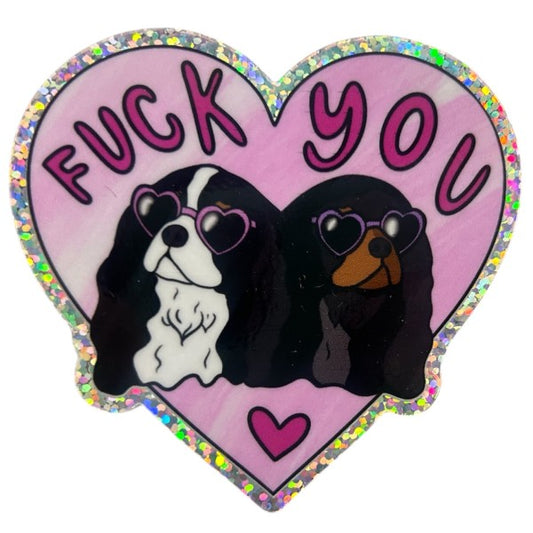 NTN: Cute Puppy FU Sticker