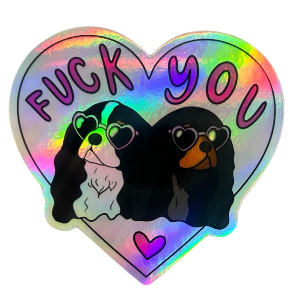 NTN: Cute Puppy FU Sticker