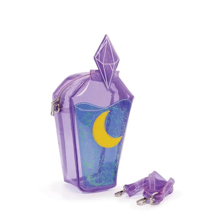 Bewaltz: Glow In The Dark Transparent Potion Bottle Handbag