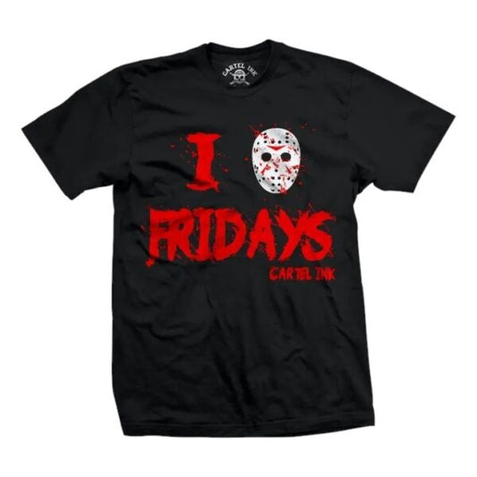 Cartel Ink: "I Love Fridays" Jason Voorhees Tee