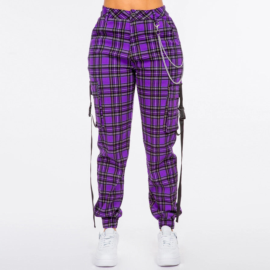 Bazi: Juliette Plaid in Purple