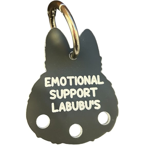 Taco: Emotional Support Labubu Keychain