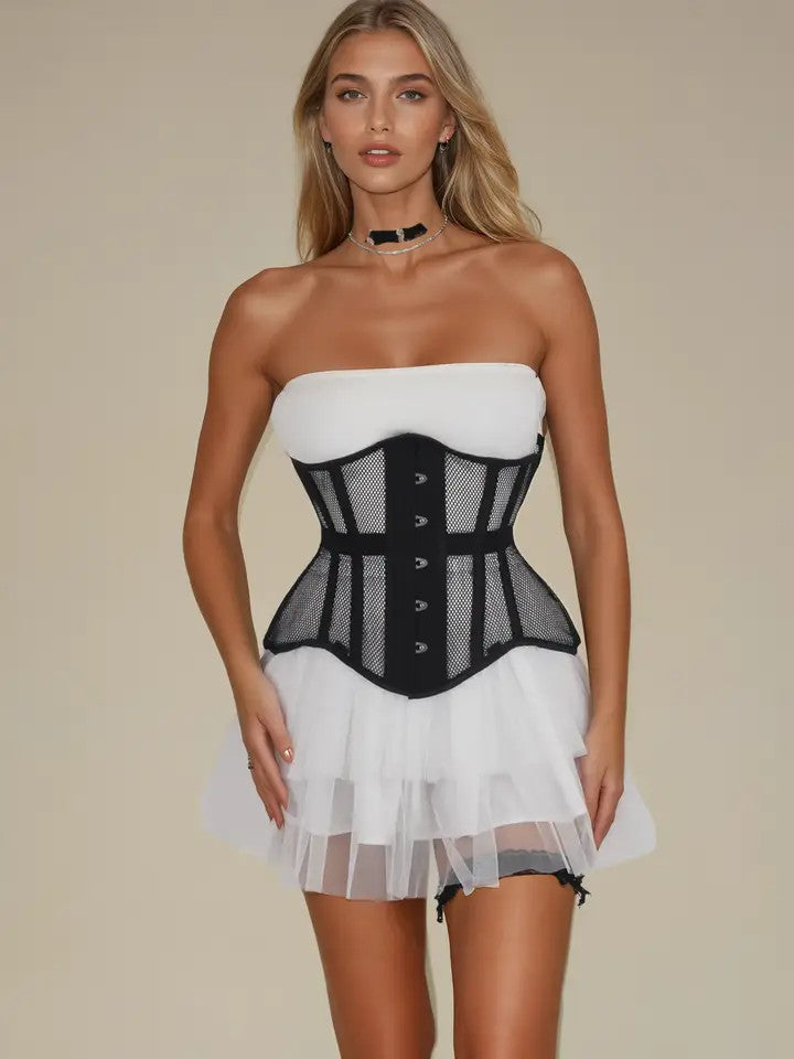 Luxe: Mariam Mesh Underbust Corset