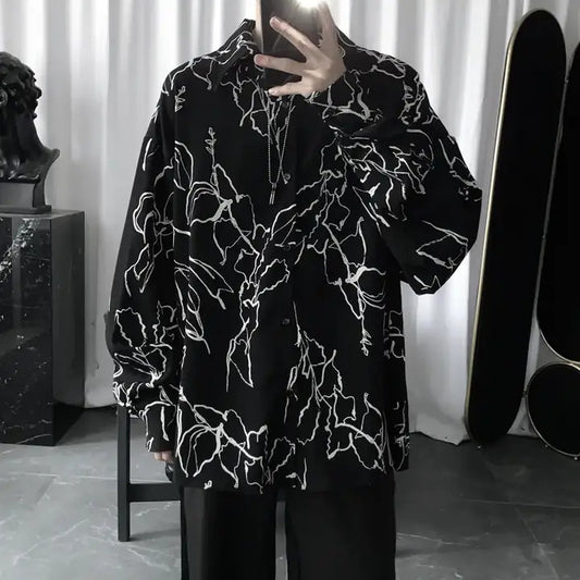 Salina: Gothic Color Block Long Sleeve Top