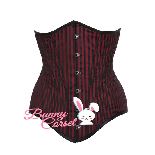 Bunny: Miles Maroon Underbust Corset