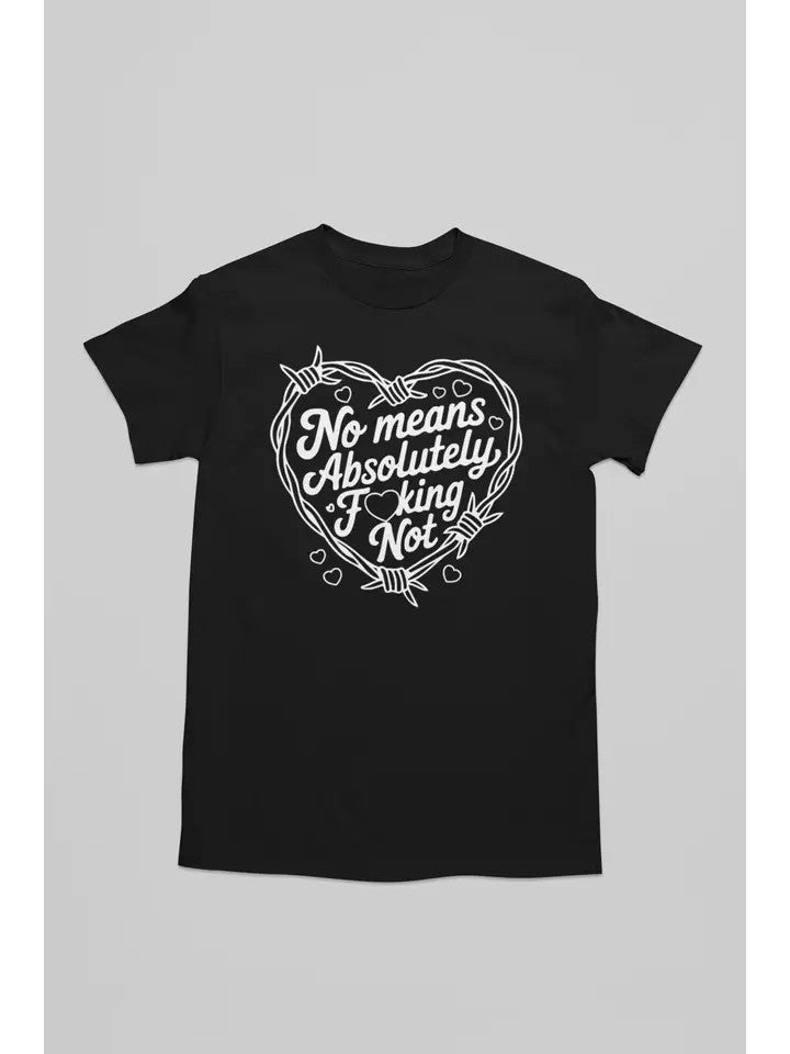 Wickedly: No Means No Women's Graphic Tee