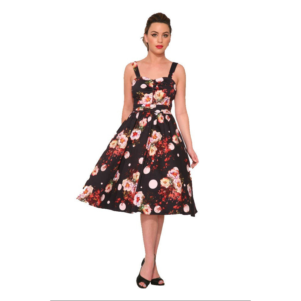 Orchid Bloom: Nocturnal Blooms Dress