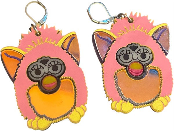 Taco: Furby Earrings