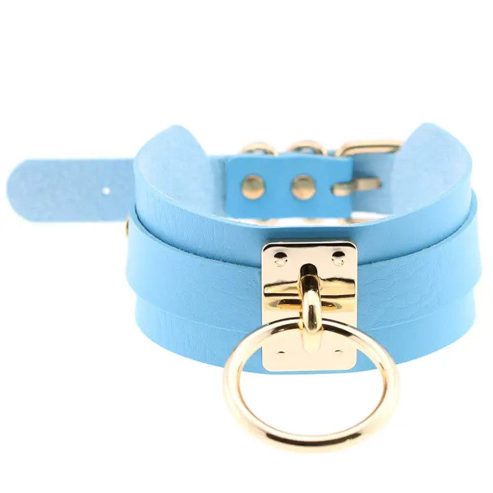 Salina: Punk Rock Collar - Gold Loop Ring