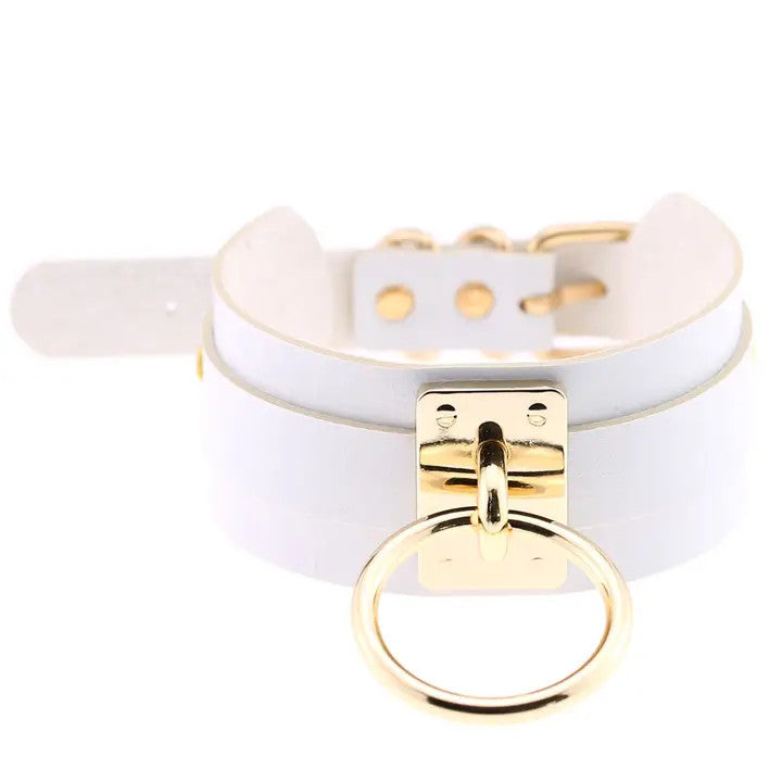 Salina: Punk Rock Collar - Gold Loop Ring