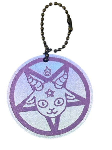 Taco: Pentagram Baphomet Keychain