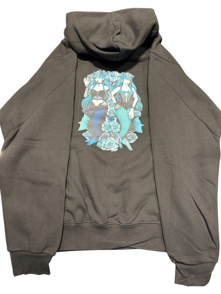 Rain: Two Mermaid Store Graphic Hoodie
