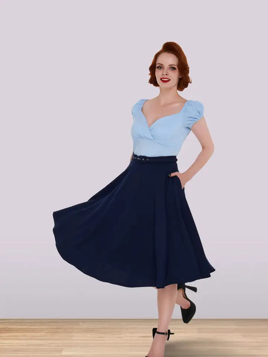 Lindy: Rita Softie Blue Blouse