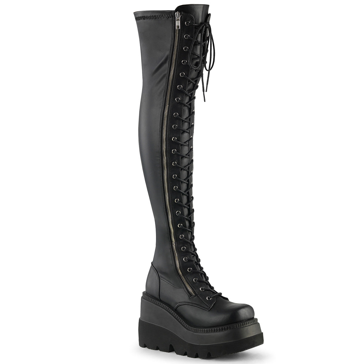 Demonia: Shaker-374 Black Boot
