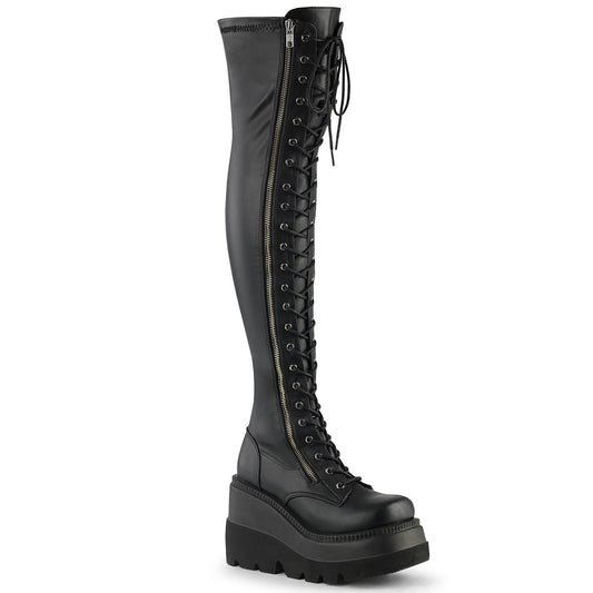 Demonia: Shaker-374 Black Boot