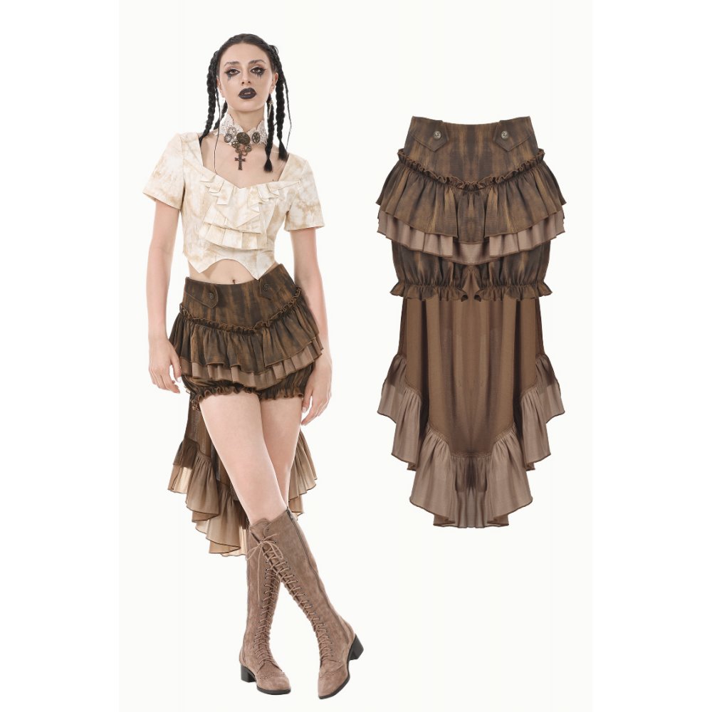 Dark In Love: Brown Steampunk Tailcoat Bloomers