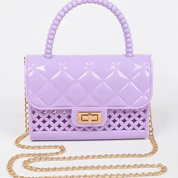 3AM: Quilted Top Handle Clutch