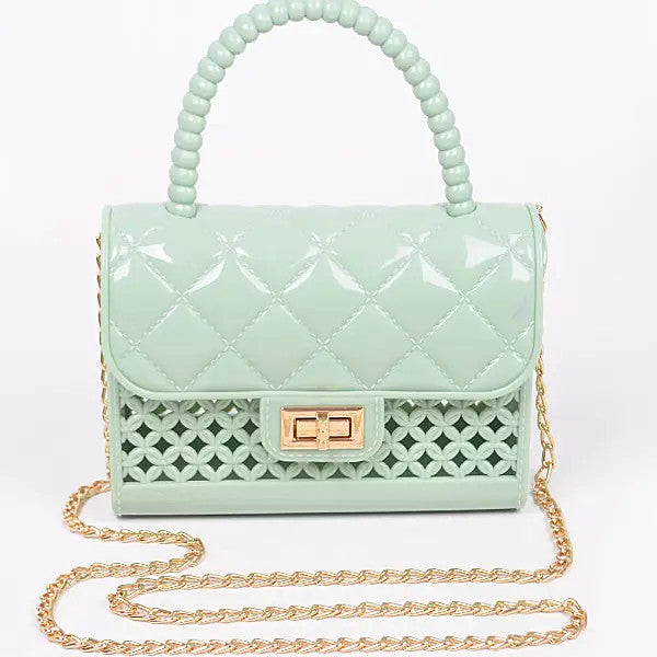 3AM: Quilted Top Handle Clutch