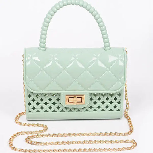 3AM: Quilted Top Handle Clutch