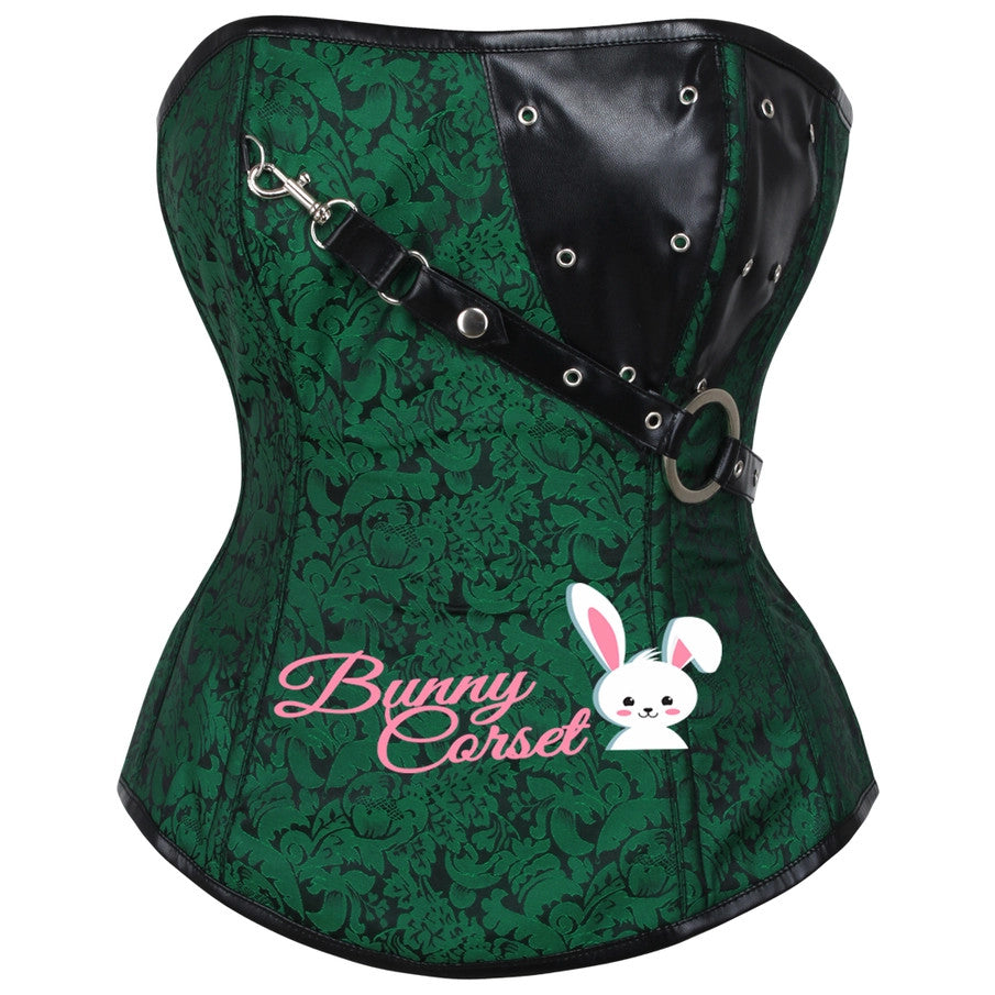 Bunny Corset: Taytum Overbust Emerald Corset