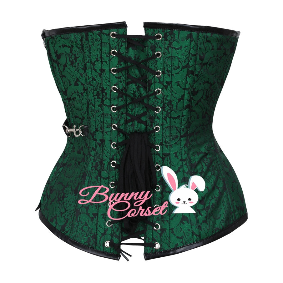 Bunny Corset: Taytum Overbust Emerald Corset