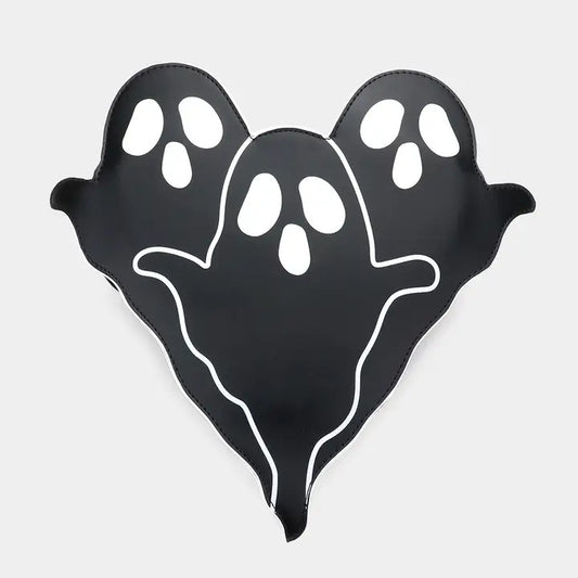 Sensibling: Triple Ghost Heart-Shaped Bag