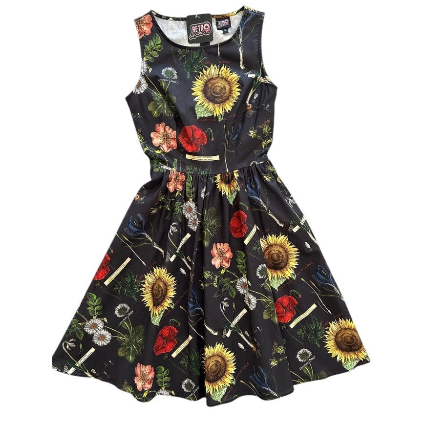 Retrolicious: Botany Vintage Dress in Charcoal