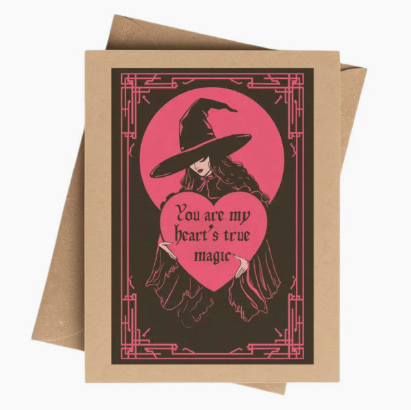 Cryptic: Witchy Goth Valentines Day Card