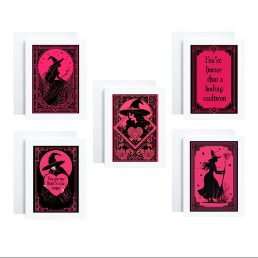 Cryptic: Witchy Goth Valentines Day Card