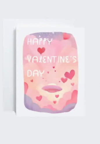 Cryptic: Cute Alien Valentines Day Card