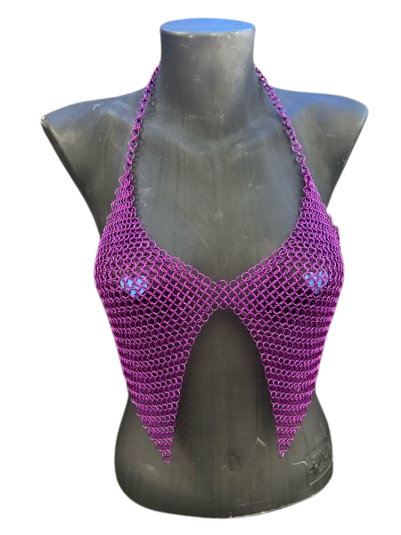 NDS: Purple Chainmail Bikini Top