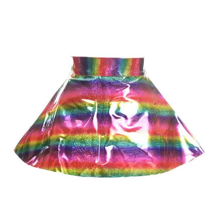 Daisy: Rainbow Skater Skirt