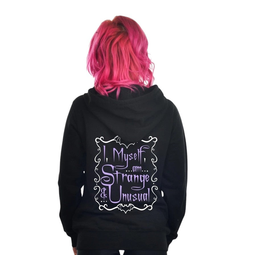 Too Fast: Purple Strange And Unusual Hoodie